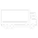 Camion largo blanco