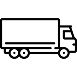 Camion largo blanco